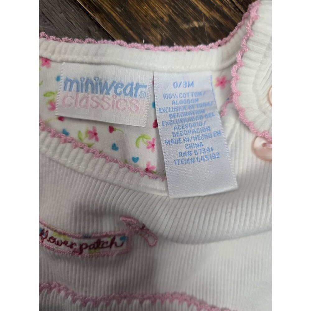 Vintage Y2K Miniwear Classics White Hearts One Piece - Picture 5 of 13